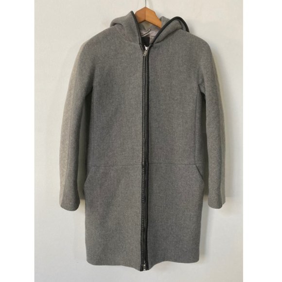 J. Crew Stadium-cloth Hooded Zip Coat in Colorblock - Picture 7 of 14
